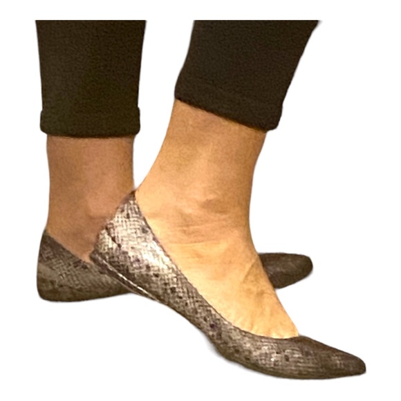 Nine West snakeskin pointed toe  ballet flats. Sz 6.5 - Picture 4 of 16